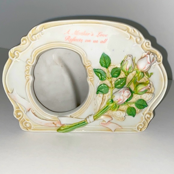 Vintage Enesco Bisque Porcelain “Mother 1987 frame - Picture 1 of 7